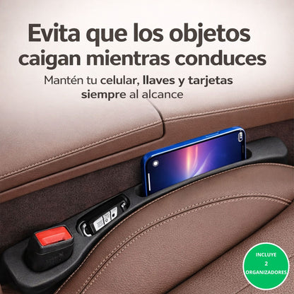 Organizador para Espacio del Asiento del Carro | Evita que Caigan Objetos