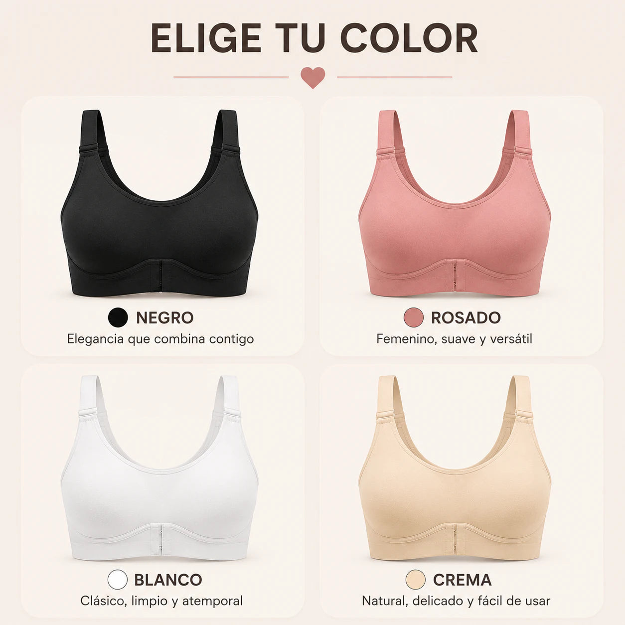 Sostén Comfort Fit Sin Varillas | Soporte Natural y Ajuste Perfecto